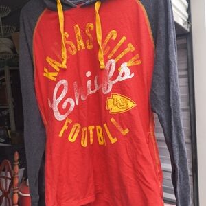 NFL Kansas City Chiefs Kids Hoodie - Red and Gray